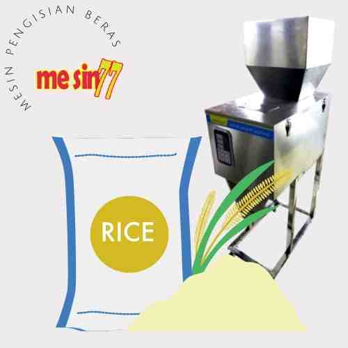 mesin pengisian beras ke dalam kantong plastik