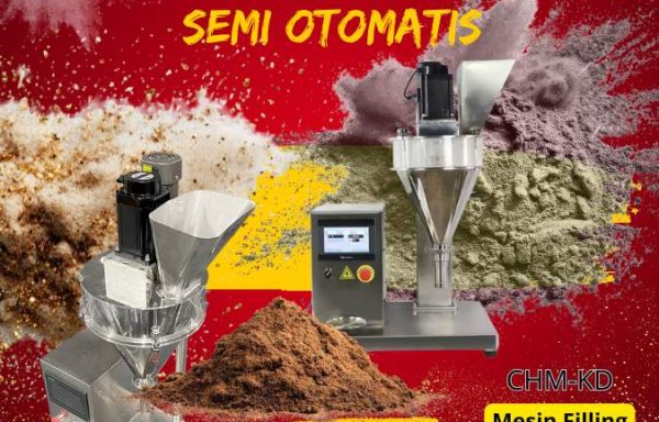 CHM-KD Mesin Filling Serbuk Semi Otomatis Model Table Top