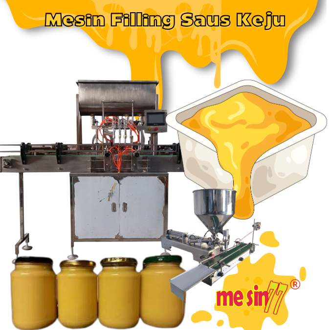 mesin filling saus keju