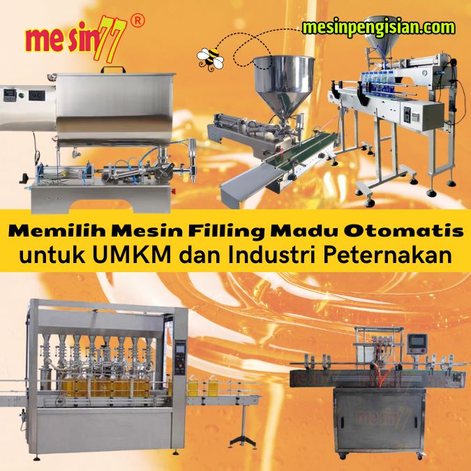 mesin filling madu otomatis